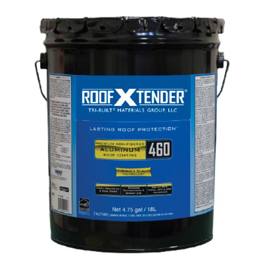 TRI-BUILT ROOF X TENDER&reg; 460 Premium Non-Fibered Aluminum Roof Coating 5 Gallon Pail