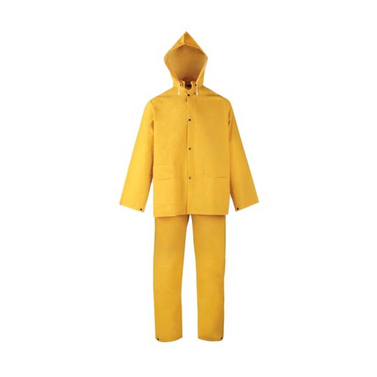 Diamondback Medium 3-Piece PVC Rain Suit Yellow