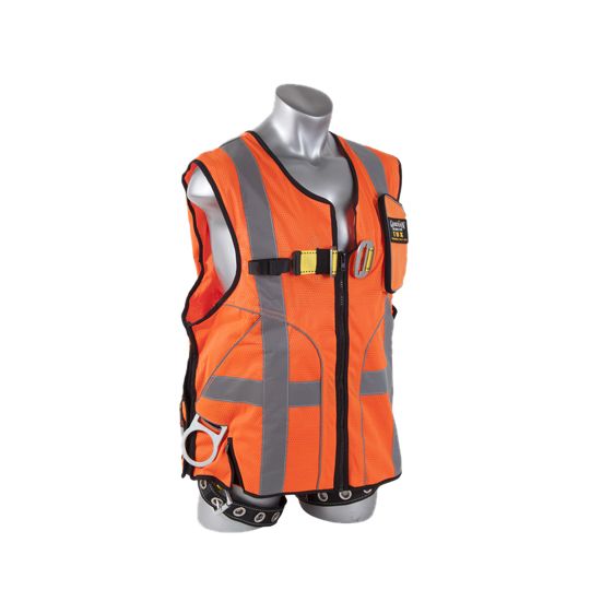 Guardian Fall Protection Deluxe Construction Tux Harness with Allied Logo - Size Small