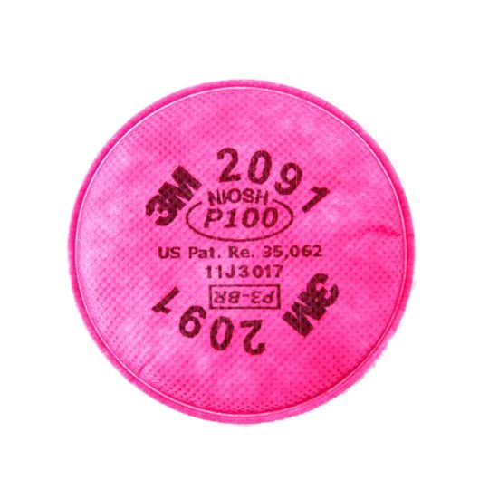 3M 2091 Particulate Filter P100 - Pack of 2