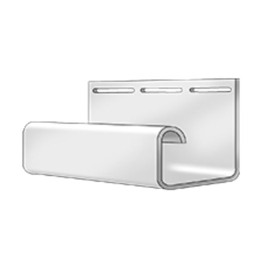 Royal Building Products 3/4" Universal J-Channel Silver Mist
