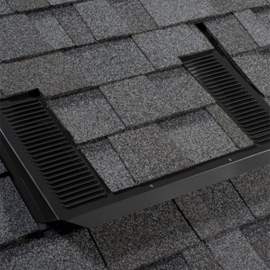 O'Hagin 23" x 32" Composition Shingle Vent with Extended Flange Brown