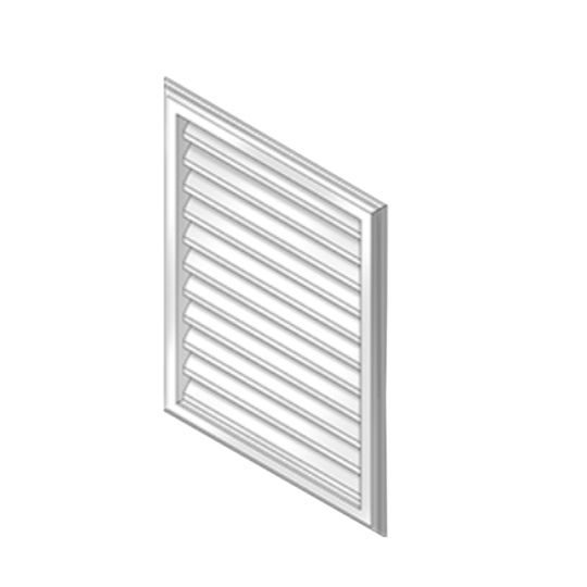 Royal Building Products 24" x 30" Gable Vent Rockslide