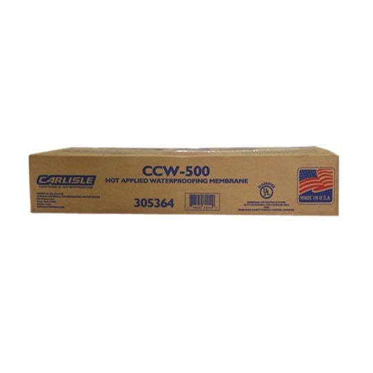 Carlisle Coatings & Waterproofing CCW-500 Hot-Applied Waterproofing Membrane - 50 Lb. Block